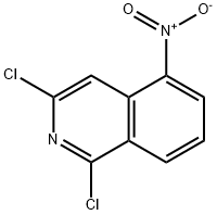 1,3-Dichloro-5-nitro-isoquinoline Structure