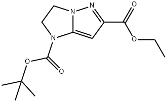1-tert-Butyl 6-ethyl 2,3-dihydro-1H-imidazo[1,2-b]pyrazole-1,6-dicarboxylate