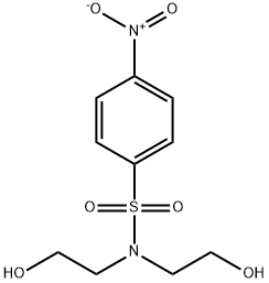 N,N-bis(2-hydroxyethyl)-4-nitrobenzenesulfonamide Structure