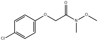 Acetamide, 2-(4-chlorophenoxy)-N-methoxy-N-methyl- Structure