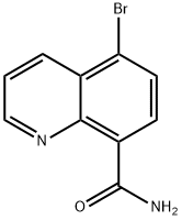 5-溴喹啉-8-甲酰胺, 1823338-54-0, 结构式