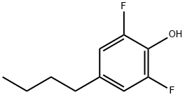 2,6-二氟-4-丁基苯酚 结构式