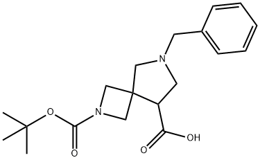 6-Benzyl-2,6-Diaza-Spiro[3.4]Octane-2,8-Dicarboxylic Acid 2-Tert-Butyl Ester Struktur