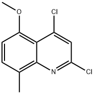 2,4-DICHLORO-5-METHOXY-8-METHYLQUINOLINE Struktur