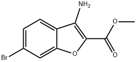 methyl 3-amino-6-bromobenzofuran-2-carboxylate Struktur