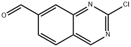 2-chloroquinazoline-7-carbaldehyde 结构式