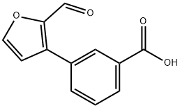 3-(2-formylfuran-3-yl)benzoic acid