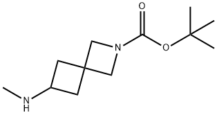 Tert-butyl 6-(methylamino)-2-azaspiro[3.3]heptane-2-carboxylate 结构式
