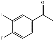 1-(4-Fluoro-3-iodo-phenyl)-ethanone Struktur