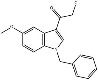 1-(1-Benzyl-5-methoxy-1H-indol-3-yl)-2-chloroethan-1-one Structure