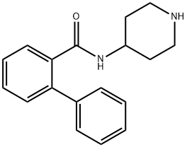 biphenyl-2-carboxylic acid-piperidin-4-ylamide Structure