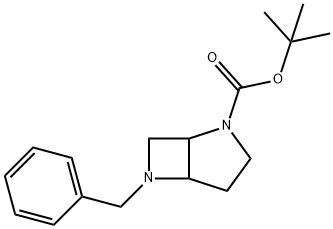 tert-butyl 6-benzyl-2,6-diazabicyclo[3.2.0]heptane-2-carboxylate, 1824505-85-2, 结构式