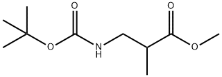 Methyl 3-((tert-butoxycarbonyl)amino)-2-methylpropanoate Structure