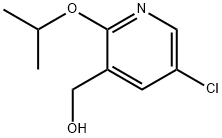 (5-Chloro-2-isopropoxy-pyridin-3-yl)-methanol Struktur