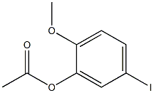 Phenol, 5-iodo-2-methoxy-, acetate Structure