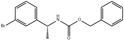 benzyl (R)-(1-(3-bromophenyl)ethyl)carbamate,1845807-71-7,结构式