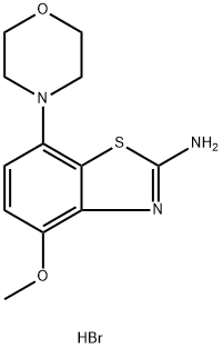 4-METHOXY-7-(MORPHOLIN-4-YL)-1,3-BENZOTHIAZOL-2-AMINE 2HBR Structure