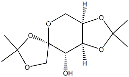 (3a'R,4S,7'S,7a'S)-2,2,2',2'-tetramethyltetrahydrospiro[[1,3]dioxolane-4,6'-[1,3]dioxolo[4,5-c]pyran]-7'-ol Structure