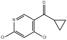 Cyclopropyl(4,6-dichloropyridin-3-yl)methanone Structure