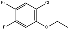 1-BROMO-5-CHLORO-2-FLUORO-4-ETHOXYBENZENE Struktur