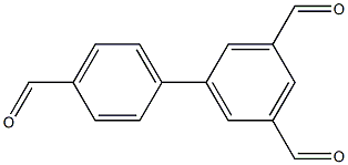[1,1'-Biphenyl]-3,4',5-tricarboxaldehyde Struktur