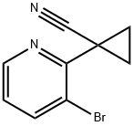 1-(3-BROMOPYRIDIN-2-YL)CYCLOPROPANECARBONITRILE Structure