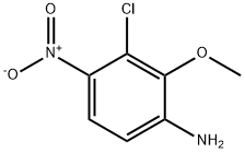 3-Chloro-2-methoxy-4-nitroaniline Struktur