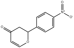 2-(4-NITROPHENYL)-2,3-DIHYDRO-4H-PYRAN-4-ONE, 188116-44-1, 结构式