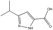 5-异丙基-1H-吡唑-3-羧酸,1886993-76-5,结构式