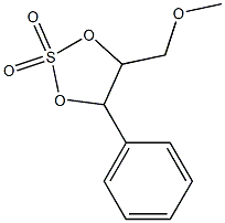 1,3,2-Dioxathiolane, 4-(methoxymethyl)-5-phenyl-, 2,2-dioxide,189013-14-7,结构式