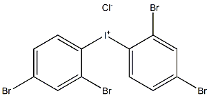 双(2,4-二溴苯基)氯化碘 结构式
