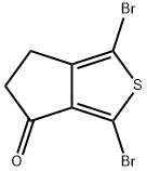 1,3-dibromo-5,6-dihydro-4H-cyclopenta[c]thiophen-4-one,189179-69-9,结构式
