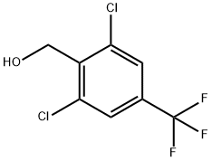 (2,6-Dichloro-4-(trifluoromethyl)phenyl)methanol Struktur