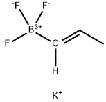 Potassium (E)-trifluoro(prop-1-en-1-yl)borate Structure
