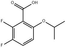 2,3-Difluoro-6-isopropoxybenzoic acid Struktur