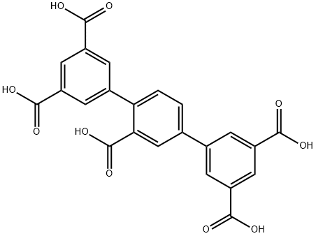 [1,1':4',1''-Terphenyl]-2',3,3'',5,5''-pentacarboxylic acid Struktur