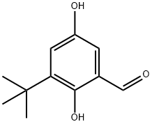 5-Hydroxy-3-tert-butyl-salicylaldehyde Struktur