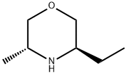 (3R,5R)-3-ethyl-5-methylmorpholine Structure