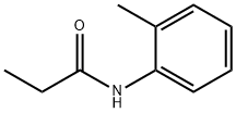 Propanamide,N-(2-methylphenyl)- Structure