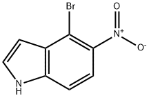4-bromo-5-nitro-1H-indole,1934562-99-8,结构式