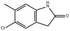 5-chloro-6-methyl-2,3-dihydro-1H-indol-2-one,1934755-53-9,结构式