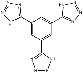 1,3,5-tri(1H-tetrazol-5-yl) benzene Struktur