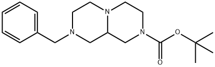 TERT-BUTYL 8-BENZYLHEXAHYDRO-1H-PYRAZINO[1,2-A]PYRAZINE-2(6H)-CARBOXYLATE,1936177-08-0,结构式