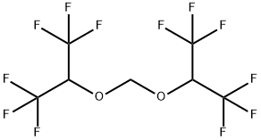 Propane, 2,2'-[methylenebis(oxy)]bis[1,1,1,3,3,3-hexafluoro- Struktur