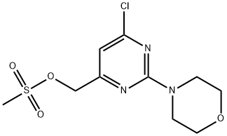 4-Pyrimidinemethanol, 6-chloro-2-(4-morpholinyl)-, 4-methanesulfonate|