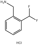 (2-(Difluoromethyl)phenyl)methanamine hydrochloride Struktur