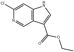 Ethyl 6-chloro-1H-pyrrolo[3,2-c]pyridine-3-carboxylate Structure