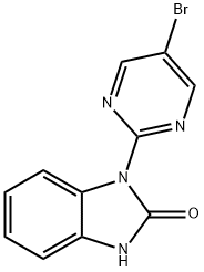 1-(5-溴嘧啶-2-基)-1H-苯并[D]咪唑-2(3H)-酮, 1956309-69-5, 结构式