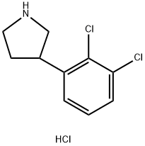 3-(2,3-Dichlorophenyl)pyrrolidine hydrochloride Structure
