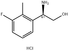 (R)-2-Amino-2-(3-fluoro-2-methylphenyl)ethanol hydrochloride Structure